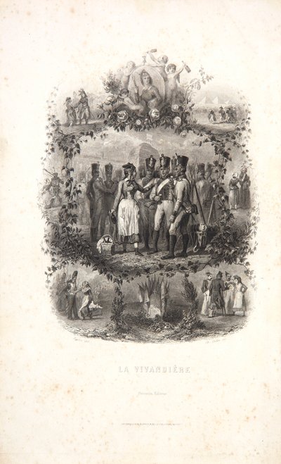 The Vivandiere by Denis Auguste Marie Raffet
